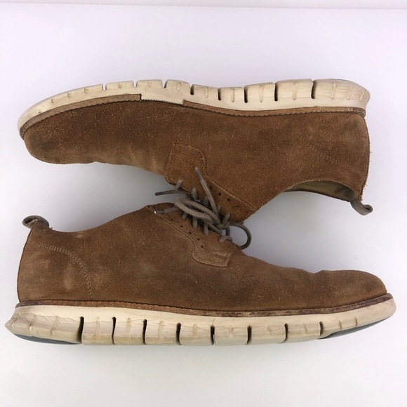 Cole Haan Zerogrand Grand OS Suede Brown Dress Shoes Size 10.5 main image 8